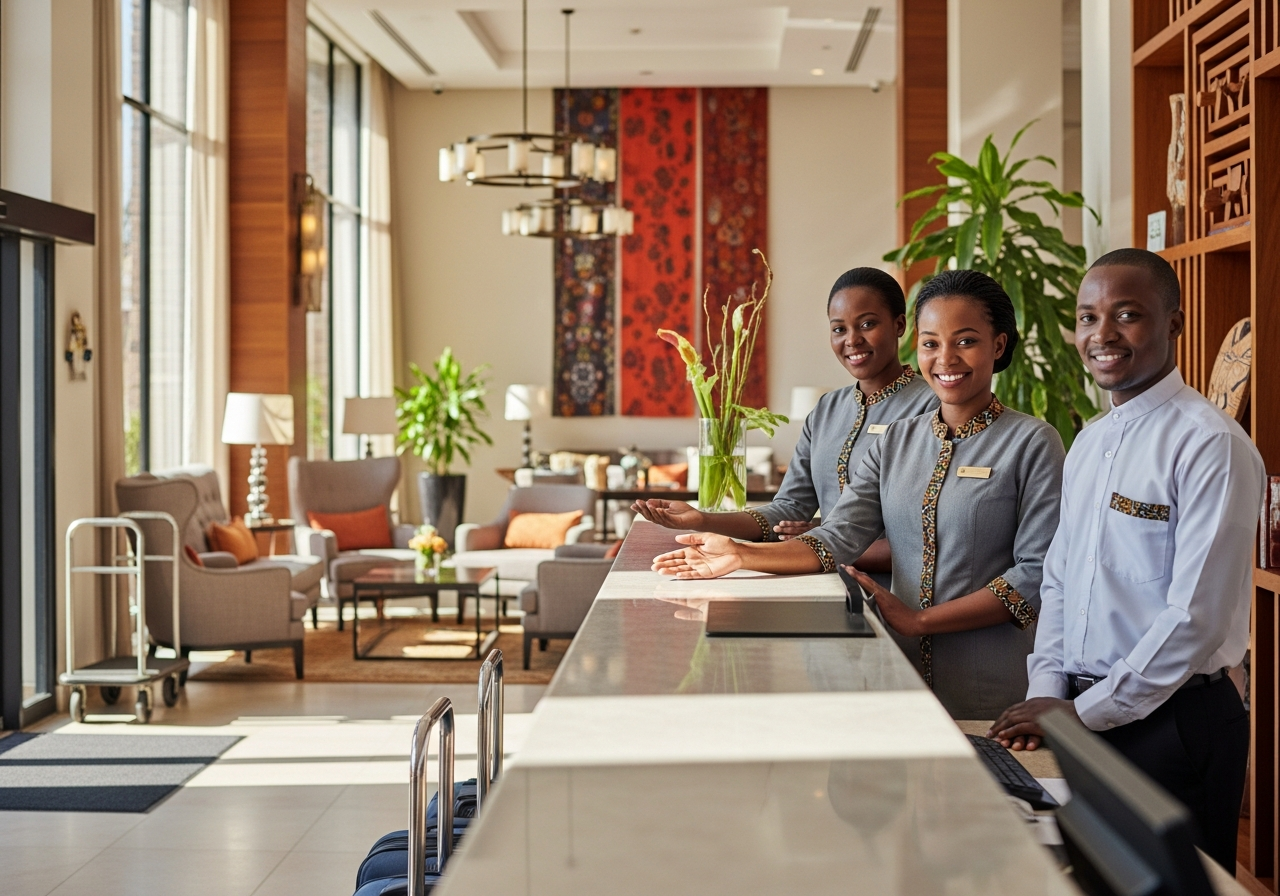 The Roamer Respite team welcoming guests
